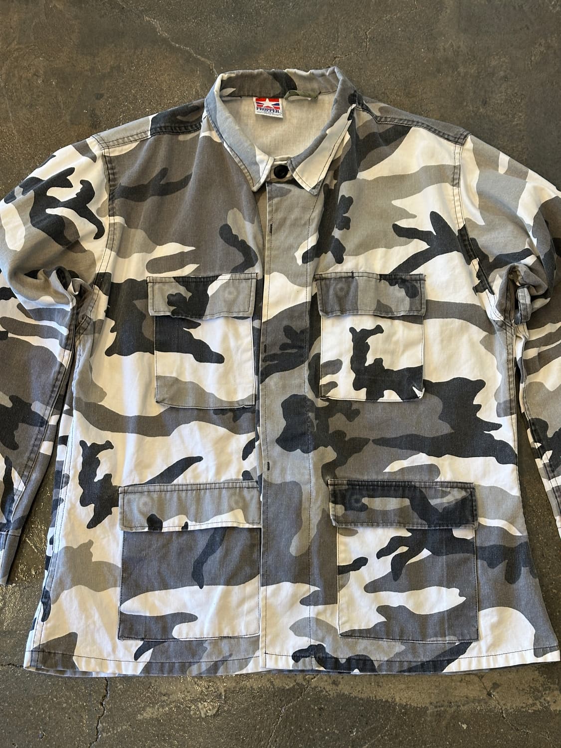 90s propper military shirts L 상품이미지3