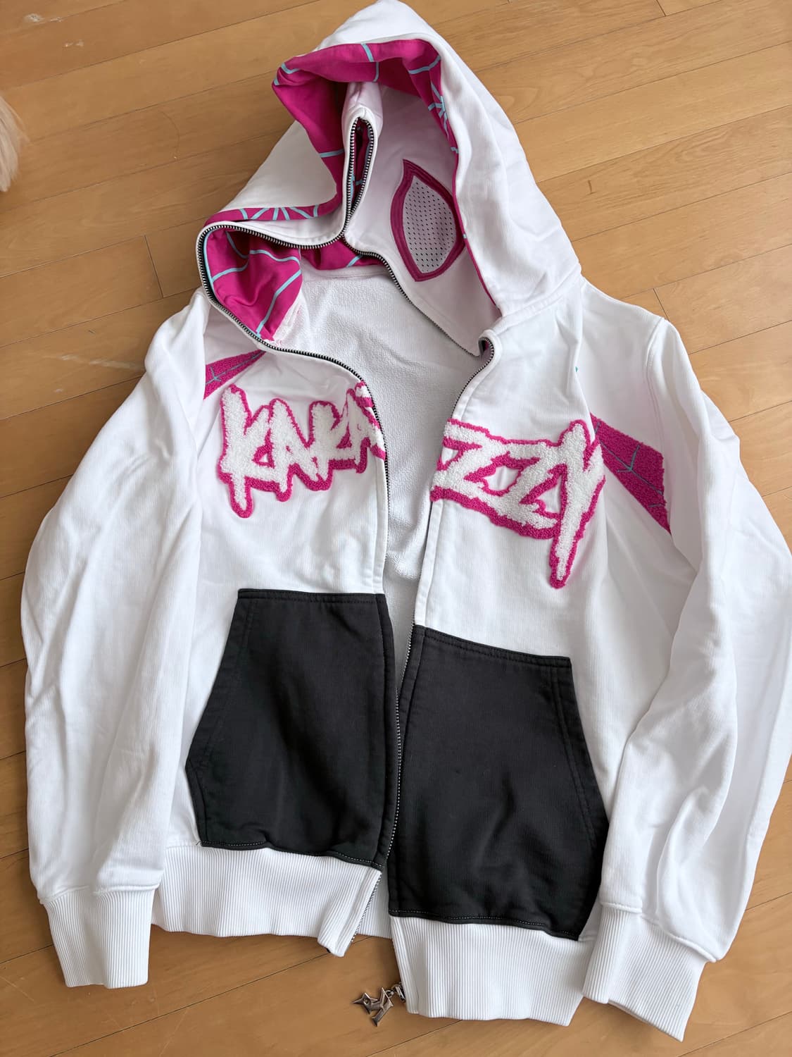 카카지 그웬 스파이더 맨 후드 집업 상품이미지2