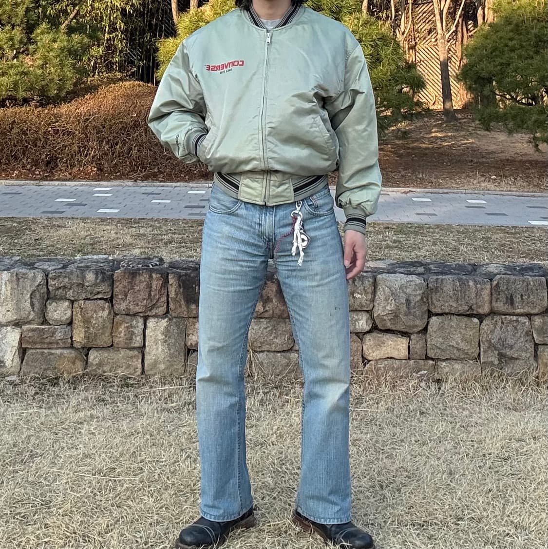 컨버스 Converse 로고 봄버 자켓 상품이미지3