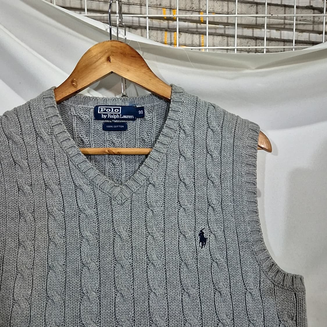 Polo Ralph Lauren 폴로 랄프로렌 케이블 니트 조끼 상품이미지2