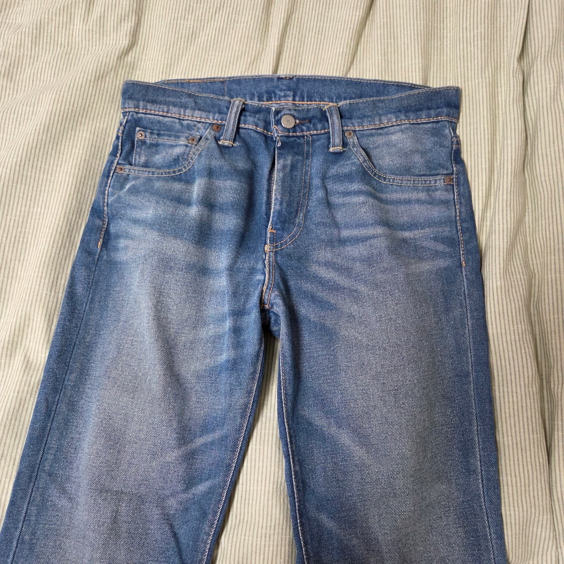 리바이스 511 슬림 진 워시드 청바지 중청 30 / 워싱 상품이미지2