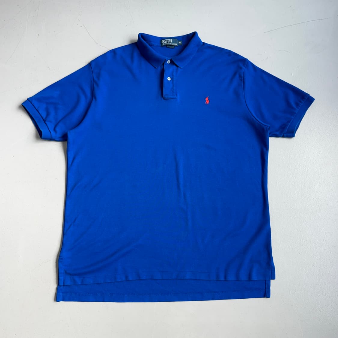 폴로 XL 포니 PK 카라 반팔 티셔츠 블루 상품이미지2