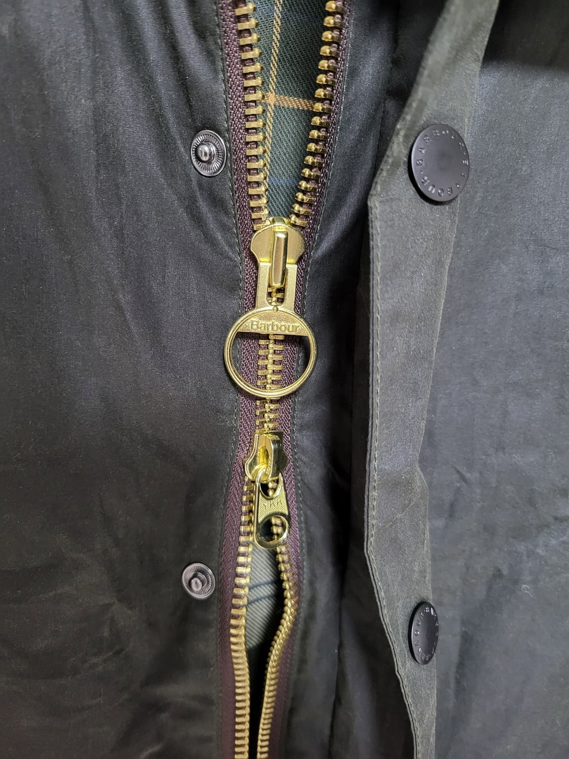 바버 비데일 왁스 자켓 세이지(36사이즈) 새상품 상품이미지5