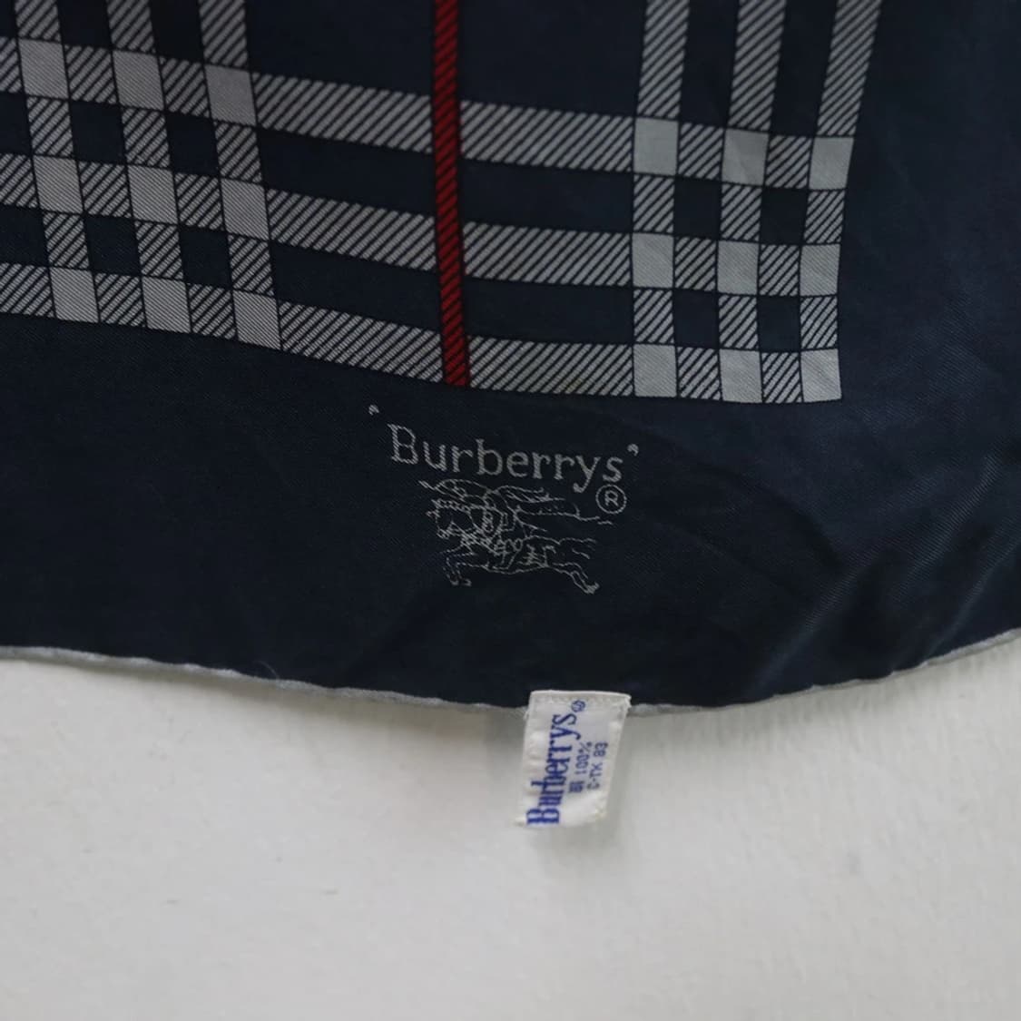 버버리 체크 실크 스카프 66974 상품이미지3