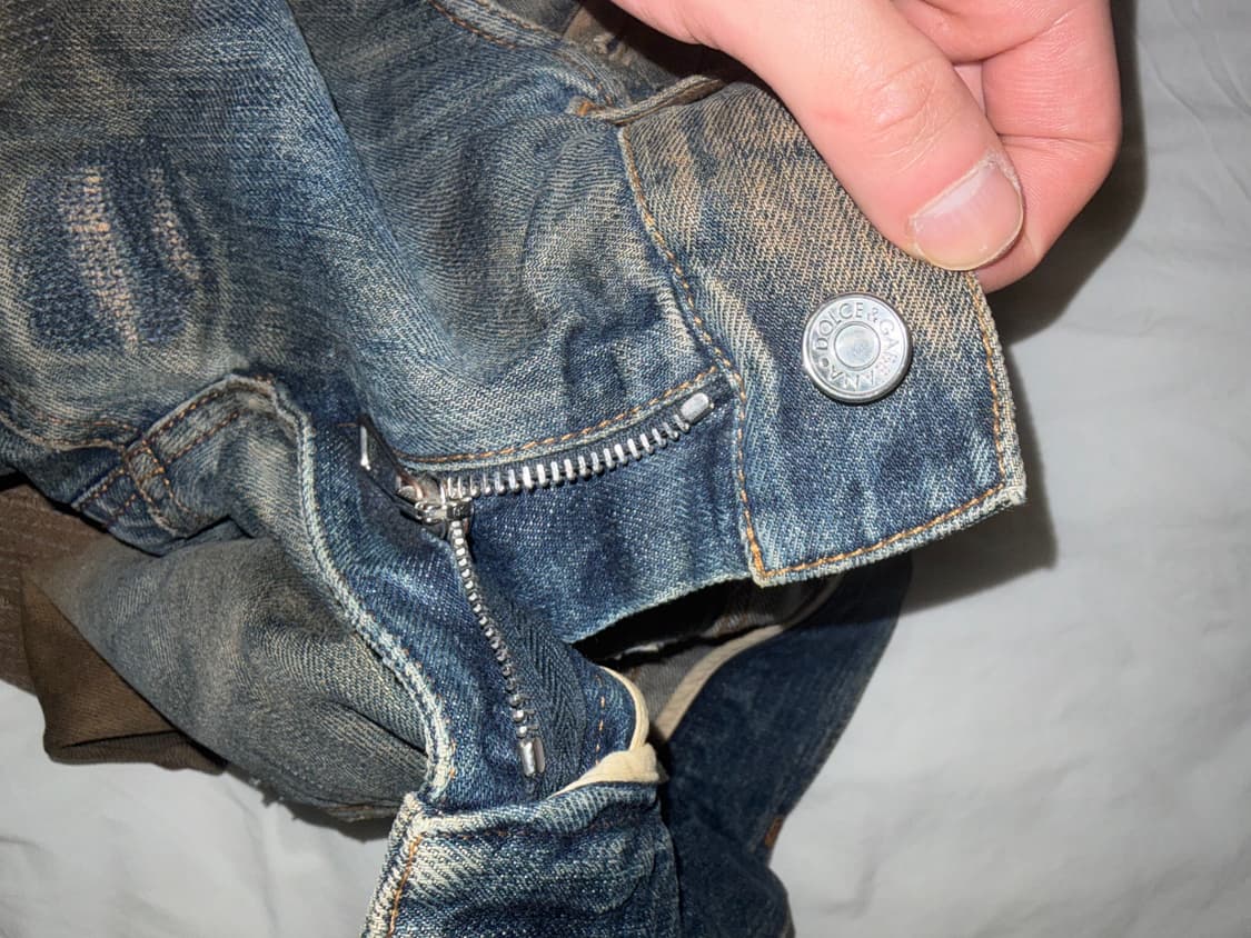 돌체앤가바나 워싱 디테일 데님 48 사이즈 상품이미지6