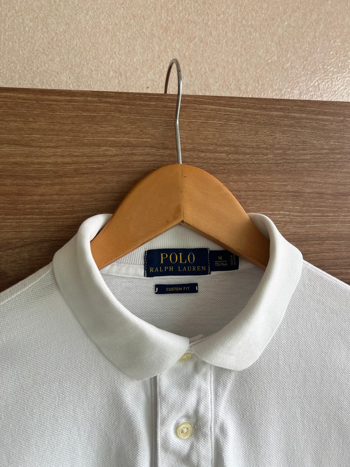 폴로 랄프로렌 화이트 반팔카라티 M (95) 상품이미지3