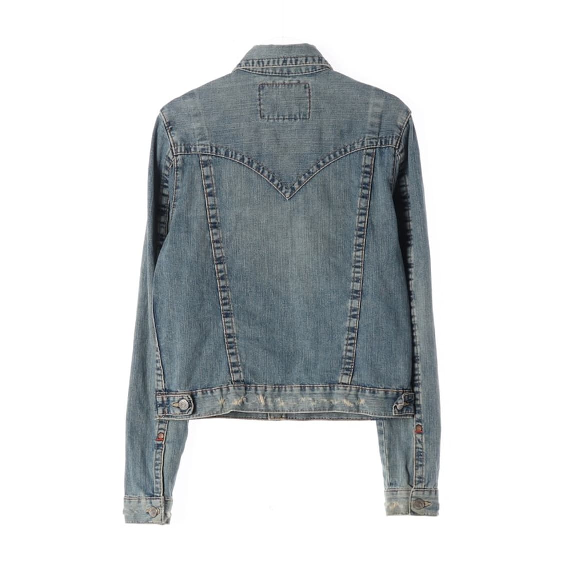 트루릴리전 지미 디스트레스드 스티치 데님 자켓 M 상품이미지2