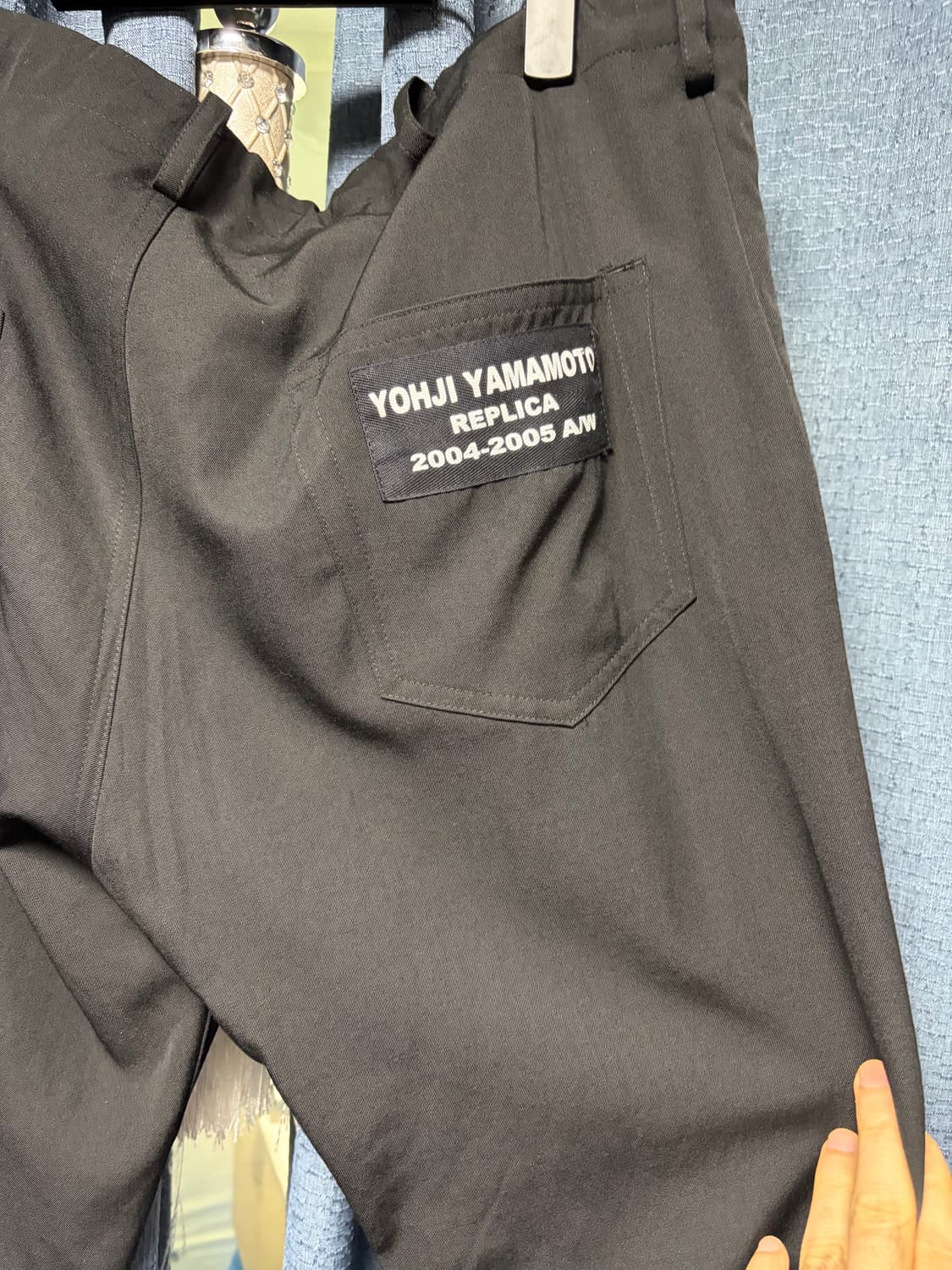 요지 뿌르옴므 조거변형 슬랙스 상품이미지5