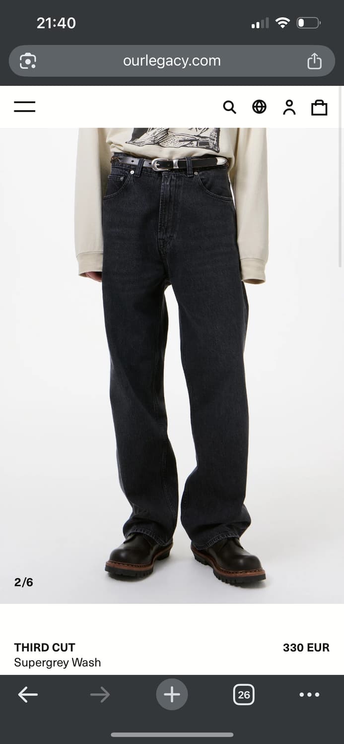 아워레가시 써드컷 그레이32 새상품 상품이미지1