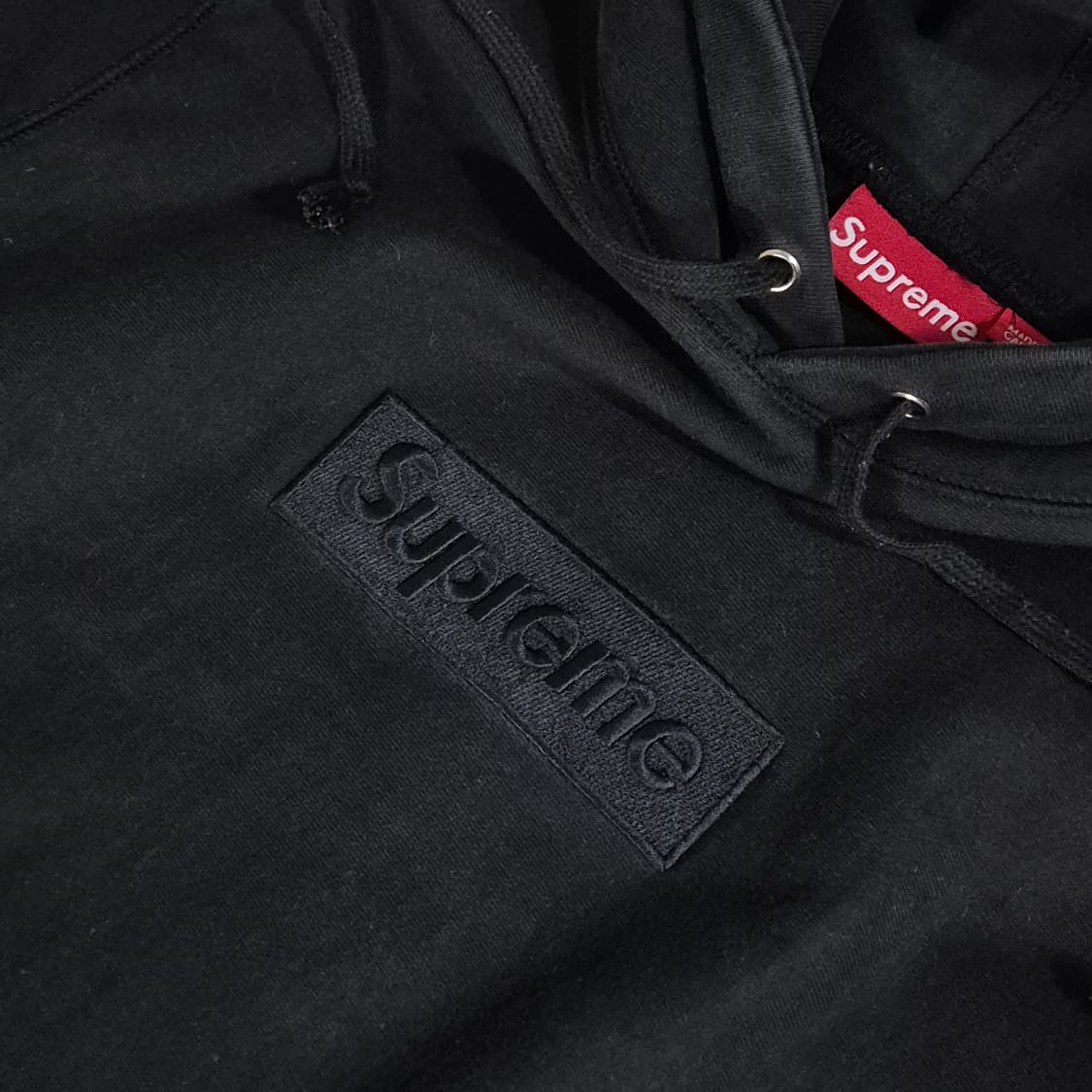 슈프림 14년도 박스로고 블랙 S사이즈 후드티 상품이미지3