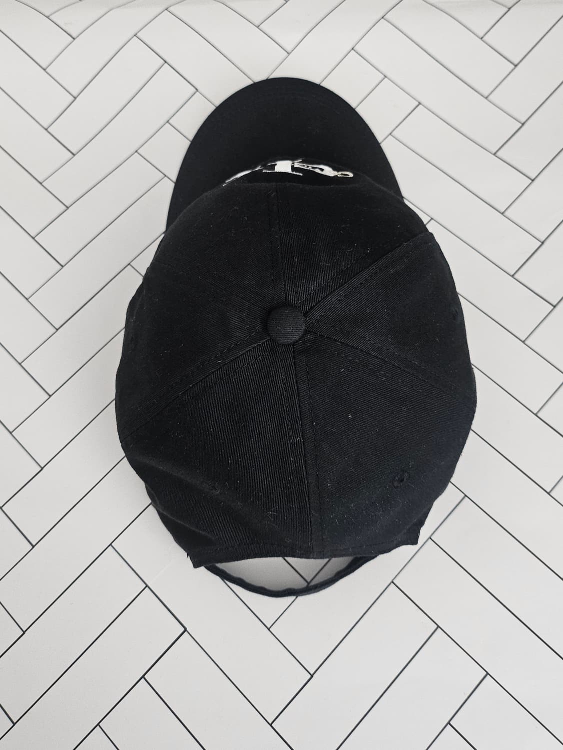 [롯데백화점 정품] 캘빈클라인진 CK 로고 볼캡 블랙 OS (HX0263 상품이미지5