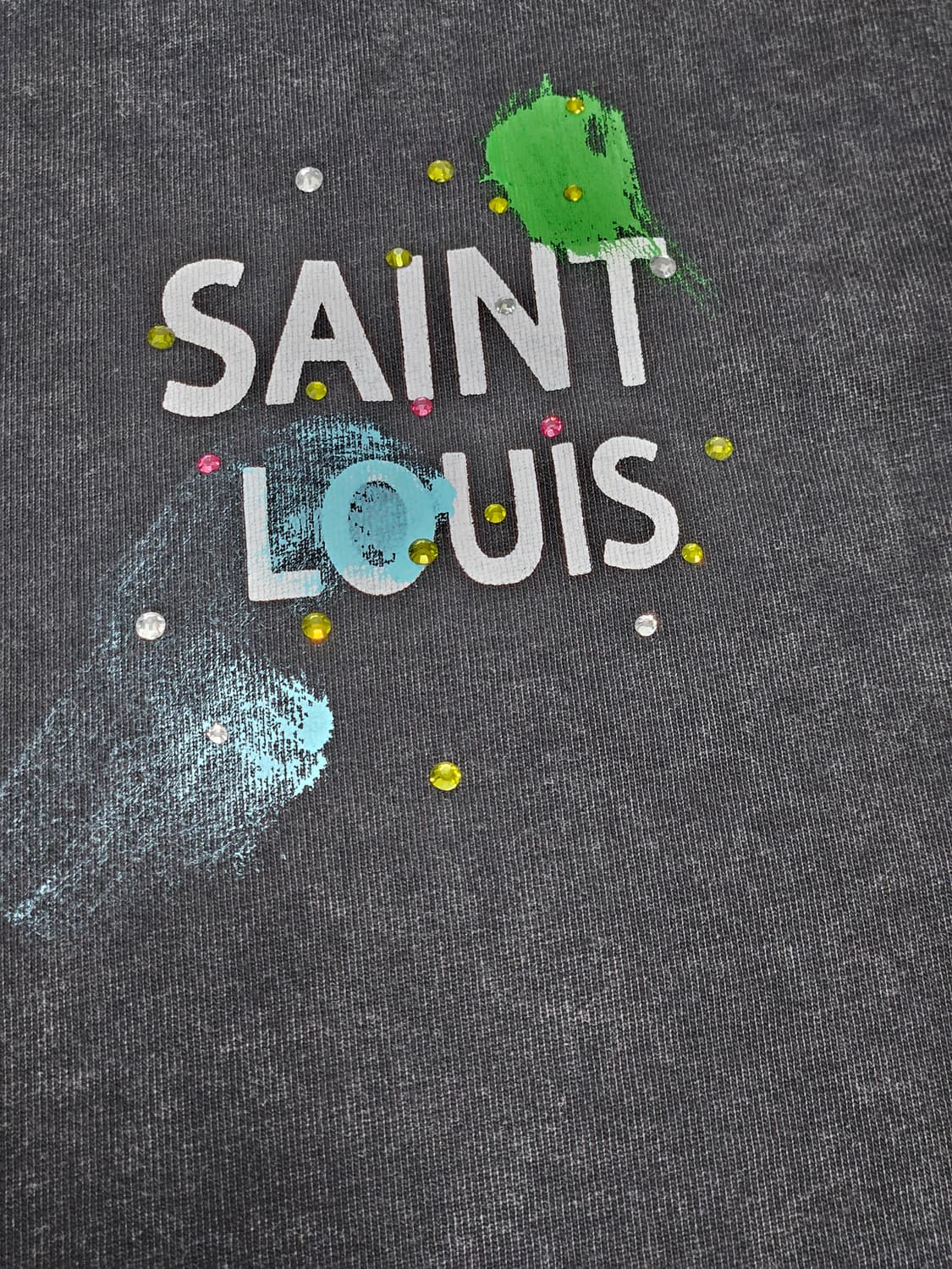 세인트 루이스 페인팅 큐빅 반팔 티셔츠 L사이즈 상품이미지2