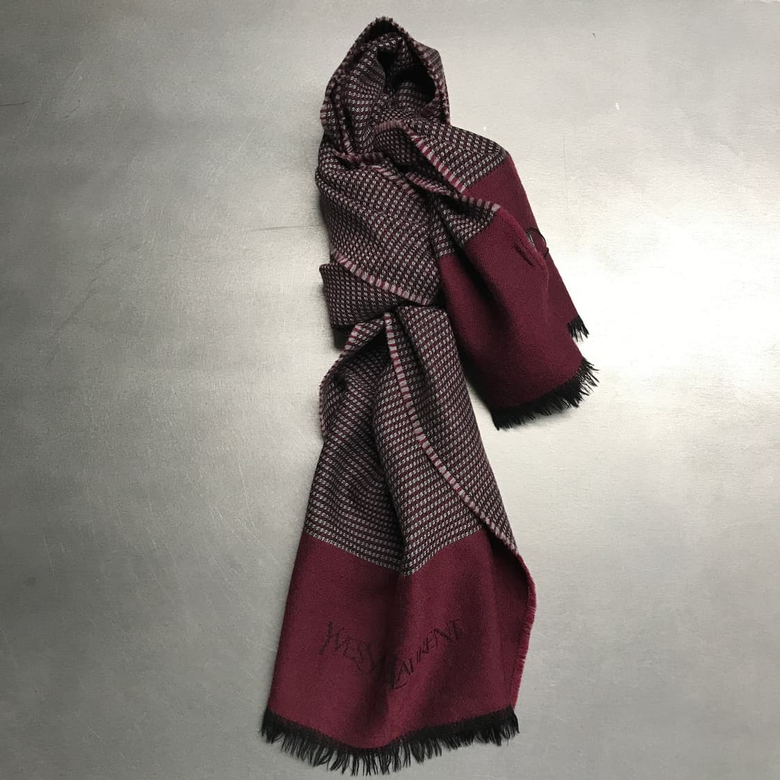 YSL 입생로랑 실크 혼방 머플러 상품이미지1