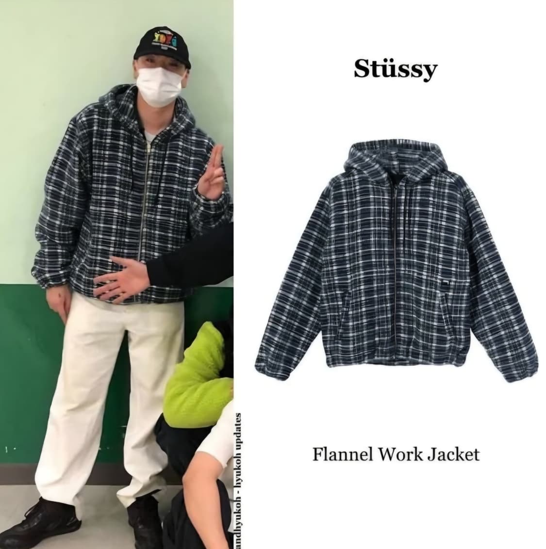 스투시 플란넬 워크자켓 XL 상품이미지1