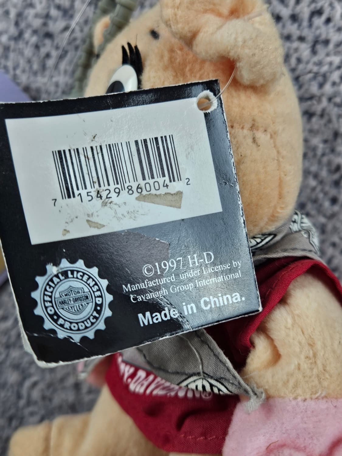 할리데이비슨 RACER 빈백 인형 커스텀 키링 (16CM) / 11231 상품이미지9