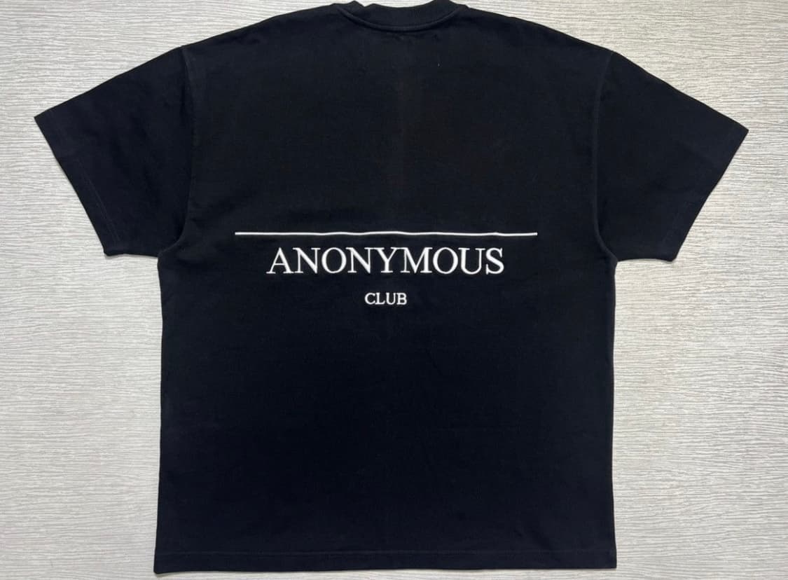 Anonymous club F&F sample 자수 티셔츠 상품이미지2