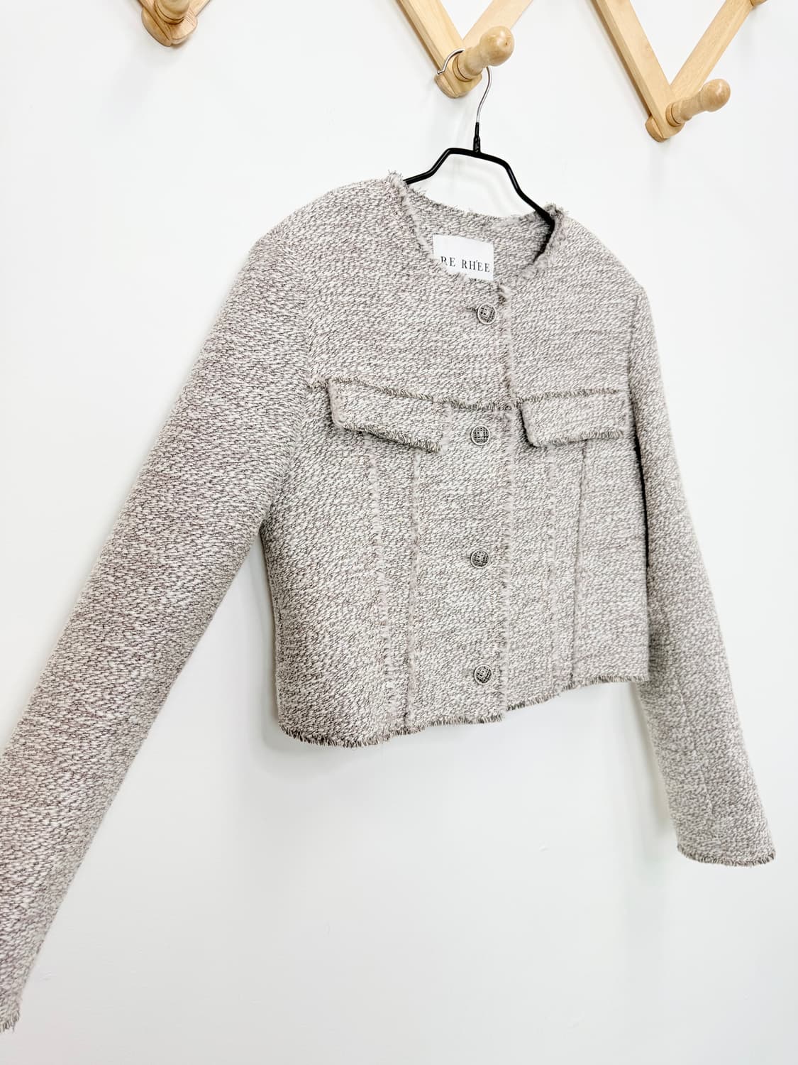 RE RHEE 리이 울블랜드 트위드자켓 상품이미지6