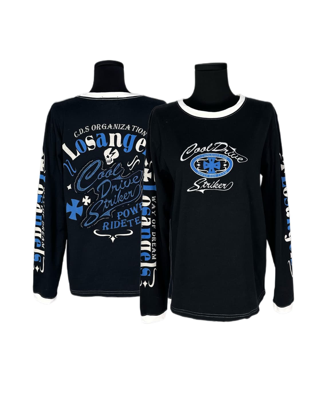 blue logo lettering t-shirt 상품이미지1