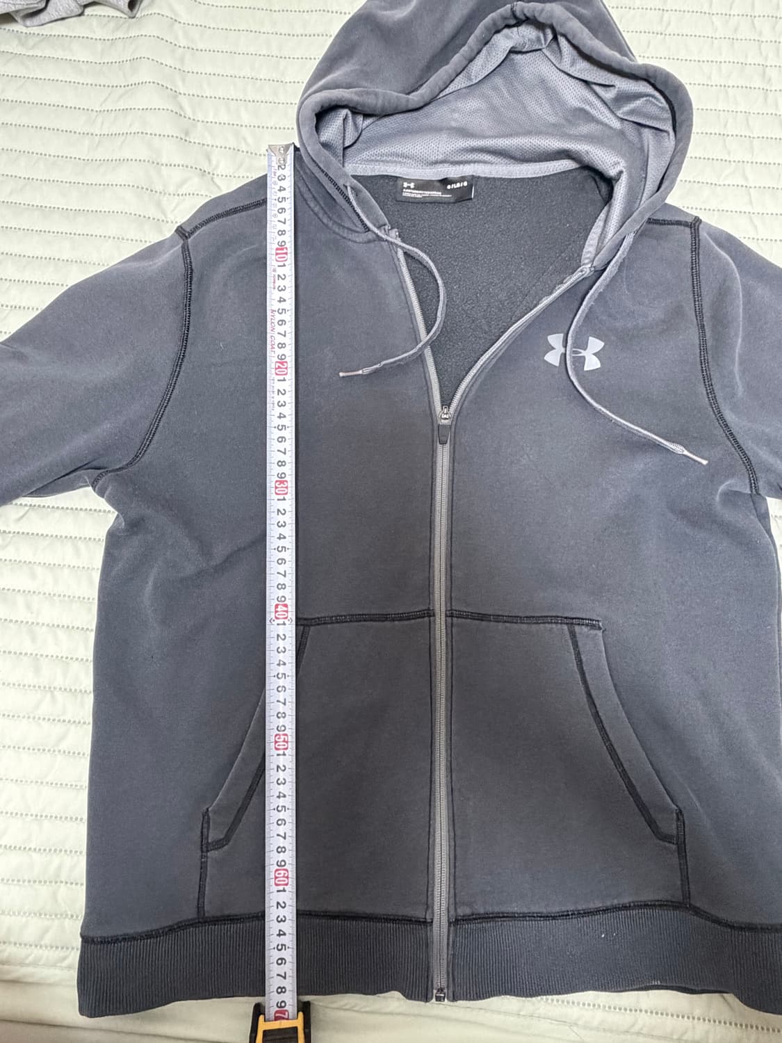 언더아머 남성 후드집업 L 회색 상품이미지4
