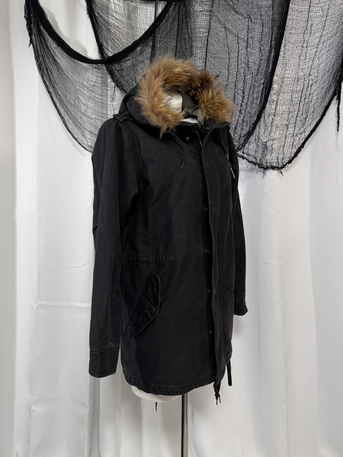 fur long jacket 상품이미지2