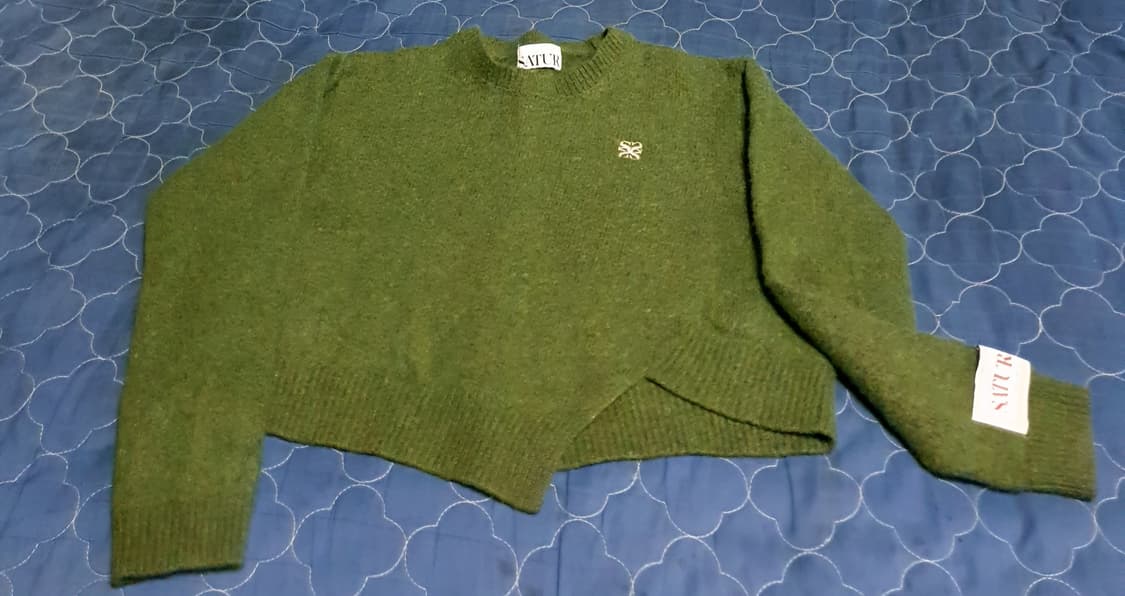 세터 우먼 언발란스 더블린 캐시미어블렌드 니트 올리브카키 (WS) 상품이미지4