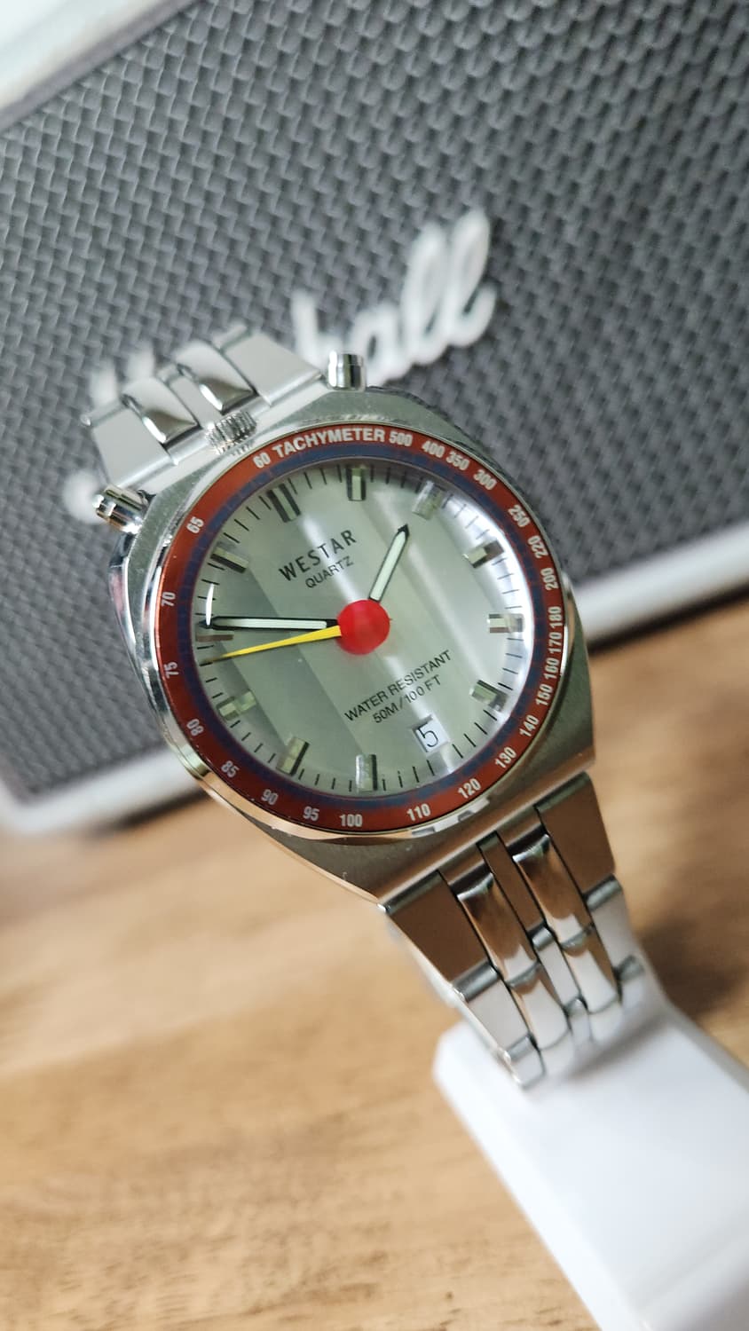 # westar 빈티지 레트로 불헤드 남성 명품시계 급처 / 스위스무브 상품이미지3
