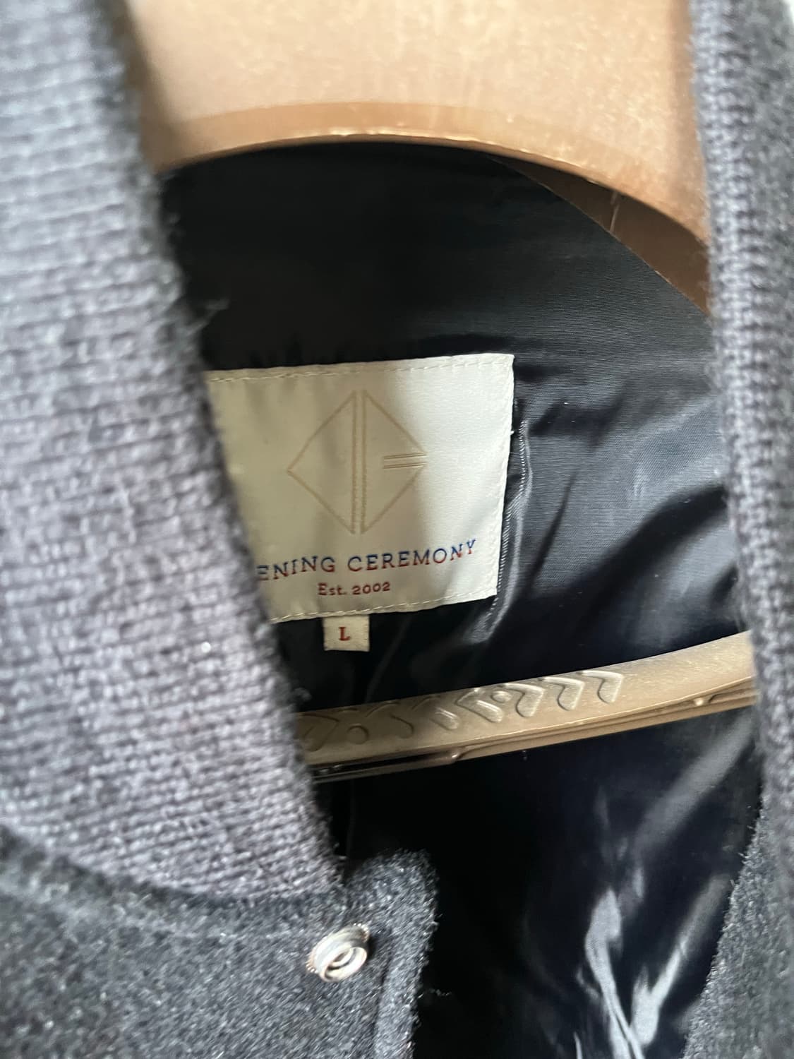 오프닝 세레모니 기죽 바시티 자켓 상품이미지5