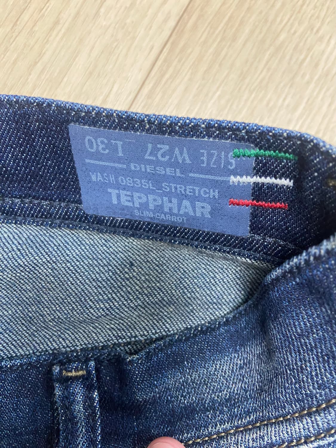 디젤 TEPPHAR 슬림캐롯진 27x30 상품이미지5