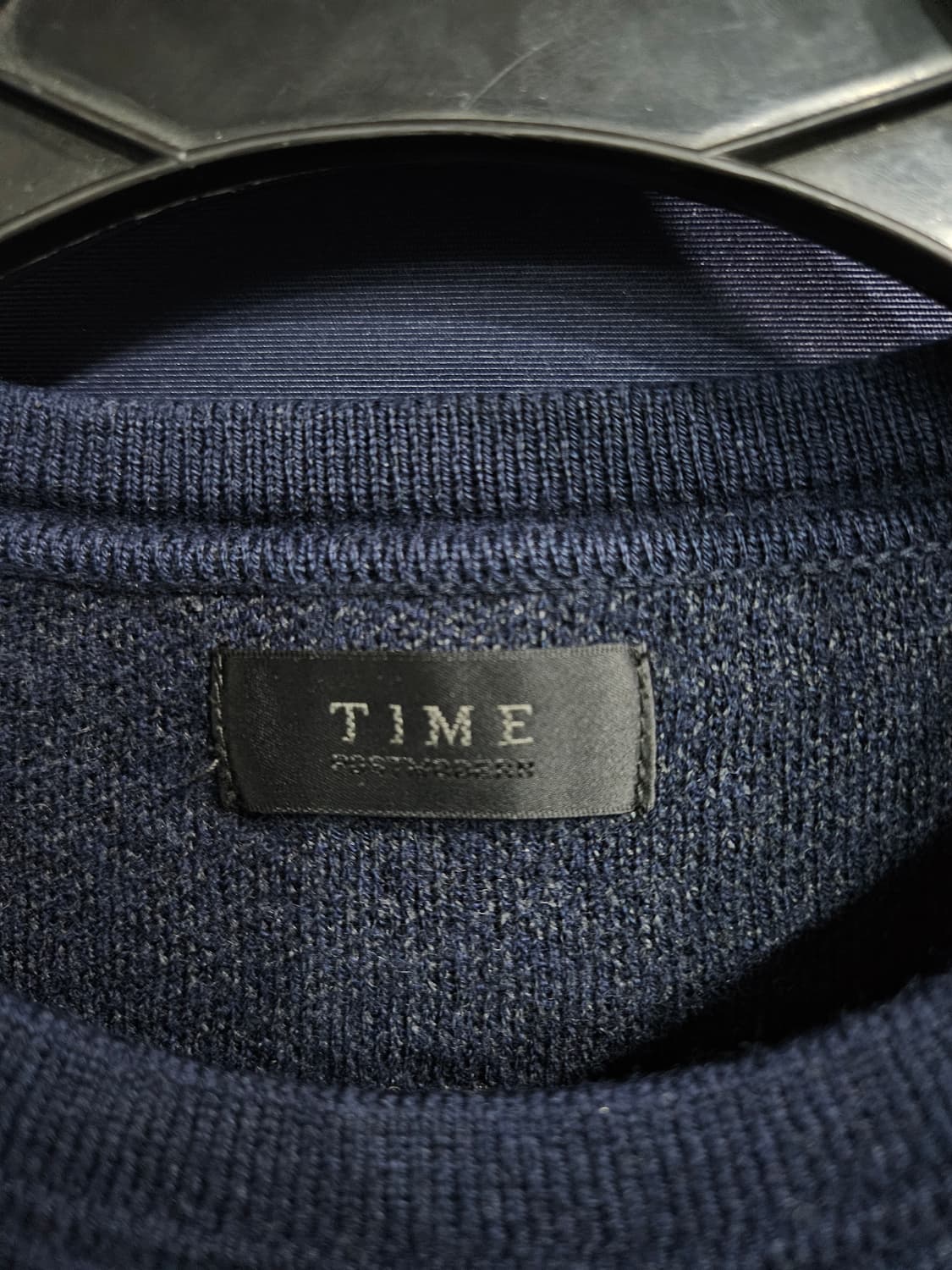 타임옴므 다크그레이컬러 남성 슬림핏 95 니트  상품이미지3