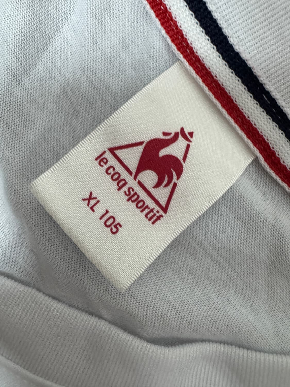 르꼬끄 스포르티브 기능성 화이트 반팔 티셔츠 XL 상품이미지3