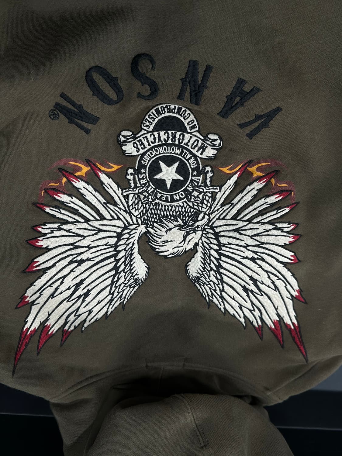 벤슨 자수 후드 집업 상품이미지6