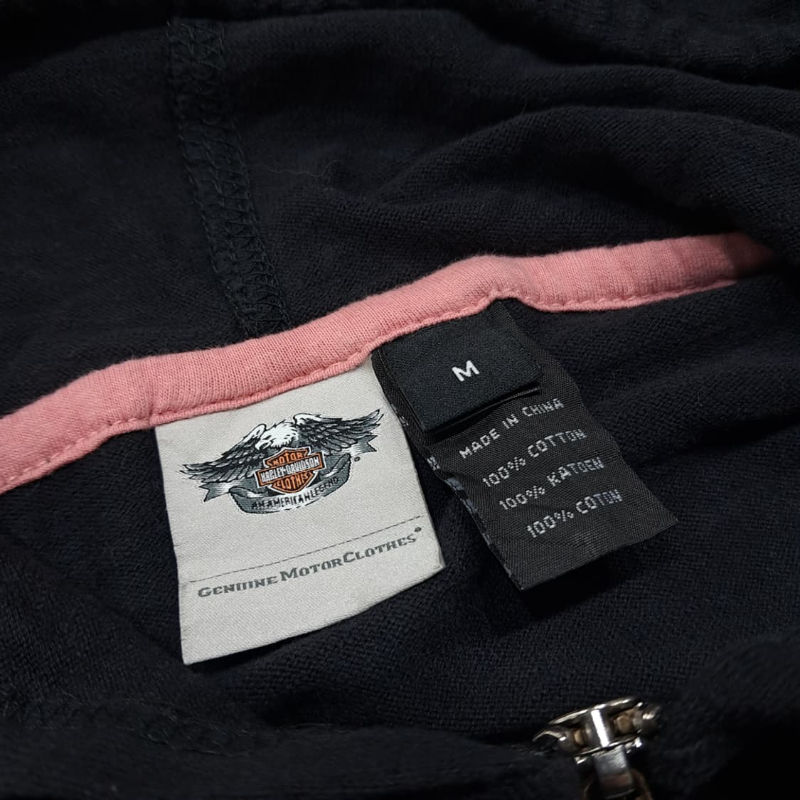 CL112 M 할리데이비슨 코튼 후드 집업 상품이미지4