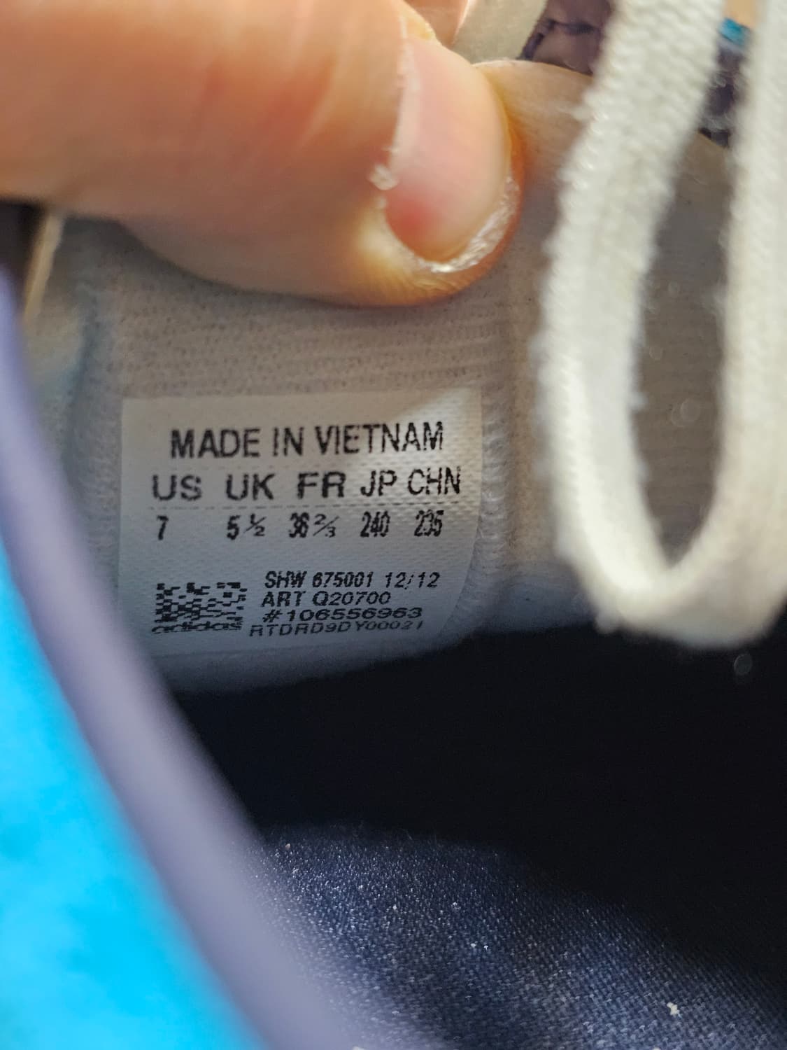 아디다스 가젤 블루 스웨이드 운동화 240 상품이미지6