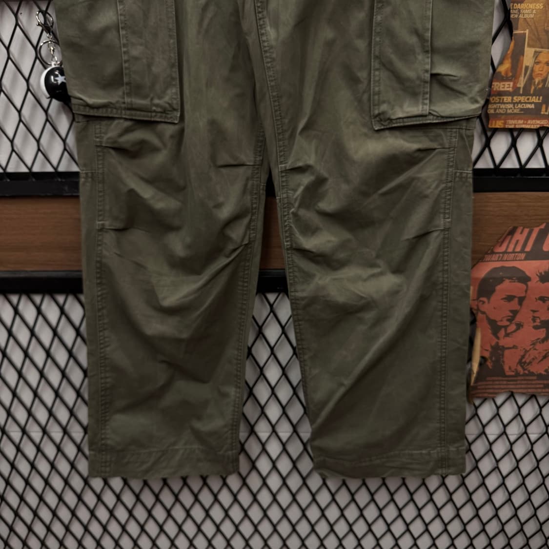 GAP 갭 밀리터리 카고 팬츠 사이드 포켓 포인트 카키 상품이미지4