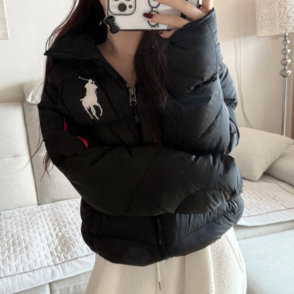 폴로 랄프로렌 빅포니 블랙 패딩 상품이미지1