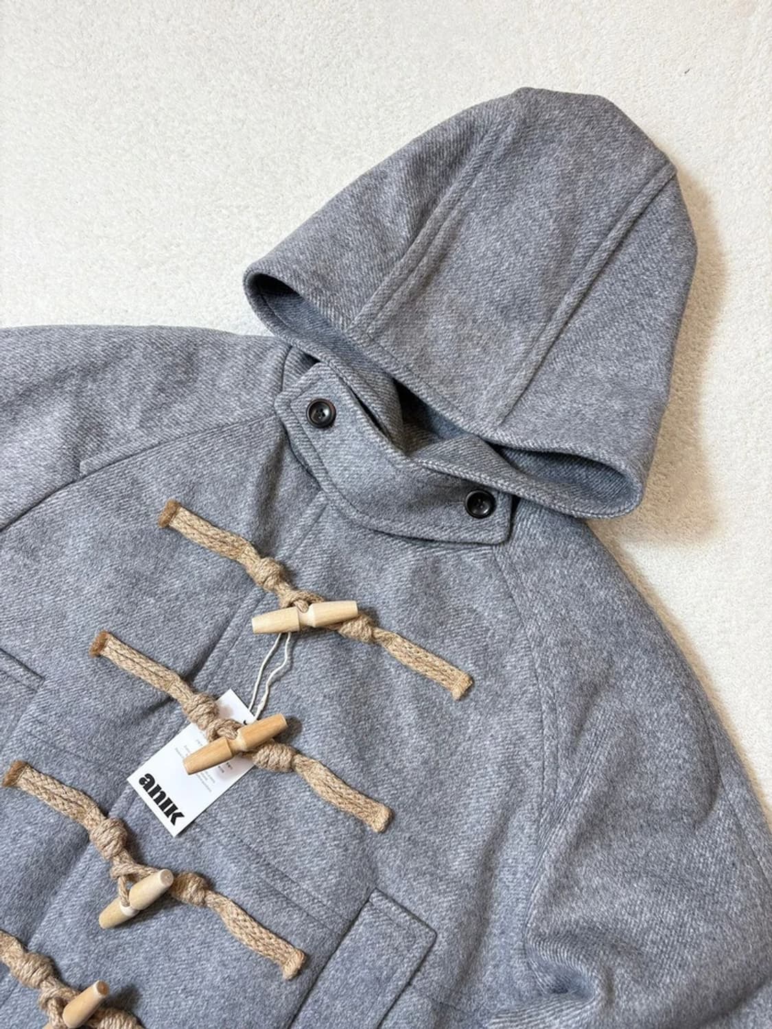 마리떼프랑소와저버 후드 헤링본 더플 코트 PN6291 상품이미지10