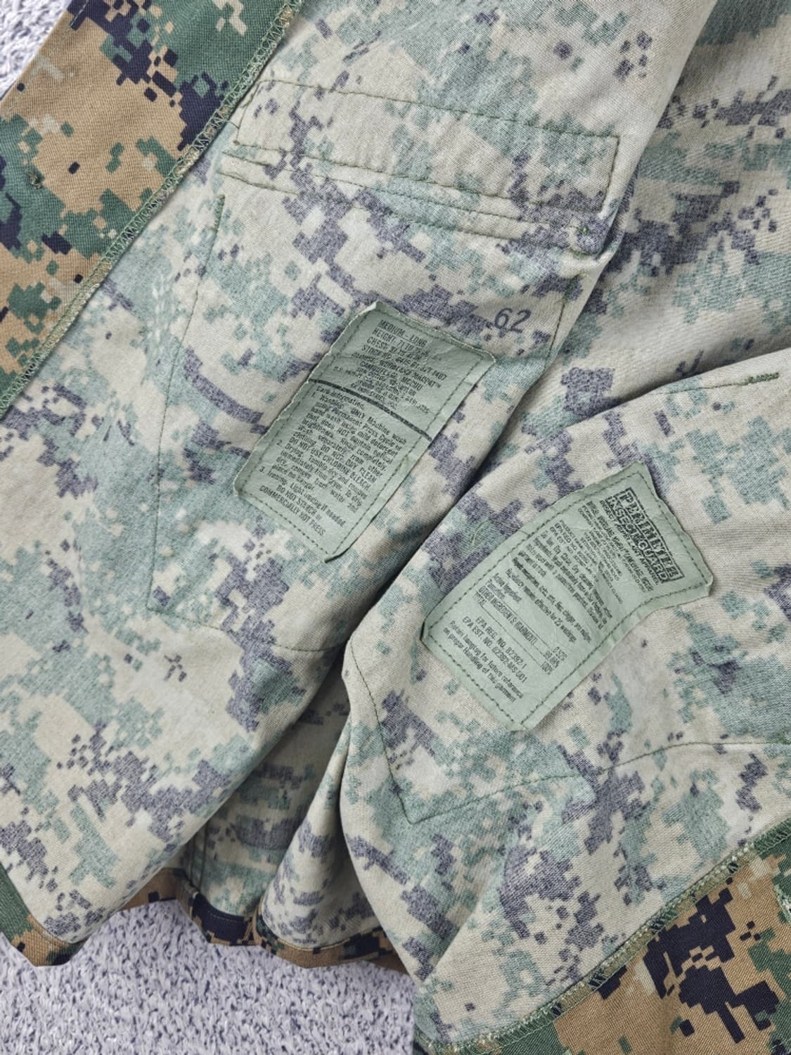 US 마린 USMC 크롭 커스텀 필드 셔츠 ( M ) / 11625 상품이미지10