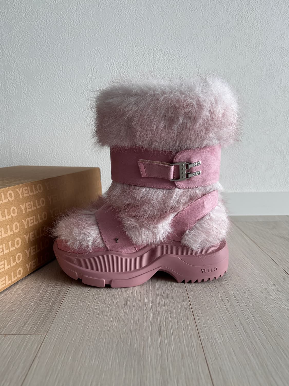 Yello 이엘로 옐로 MOLO 퍼 부츠 상품이미지4