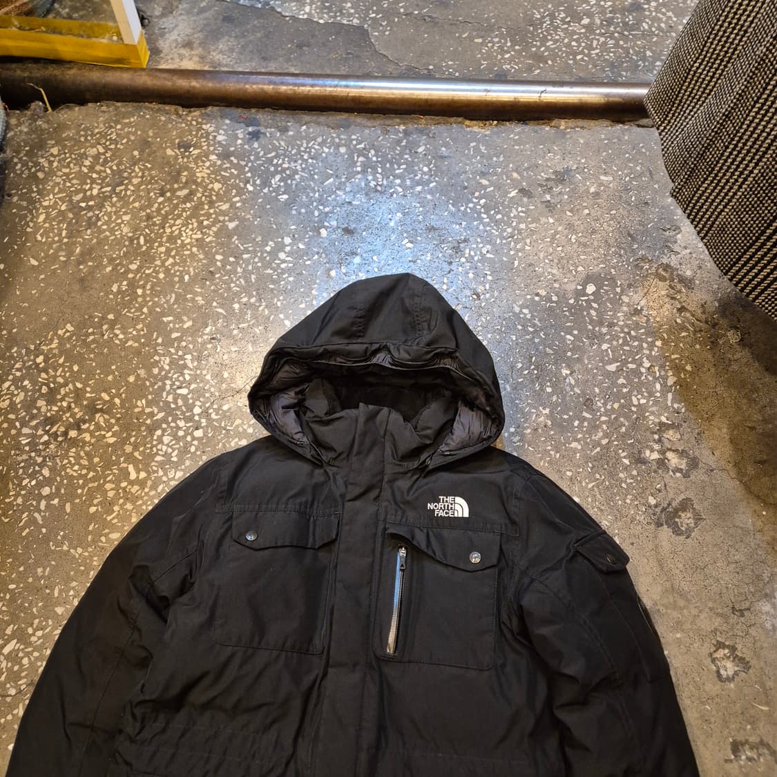 (Kids-150) 노스페이스 블랙 오리털 패딩점퍼  상품이미지6