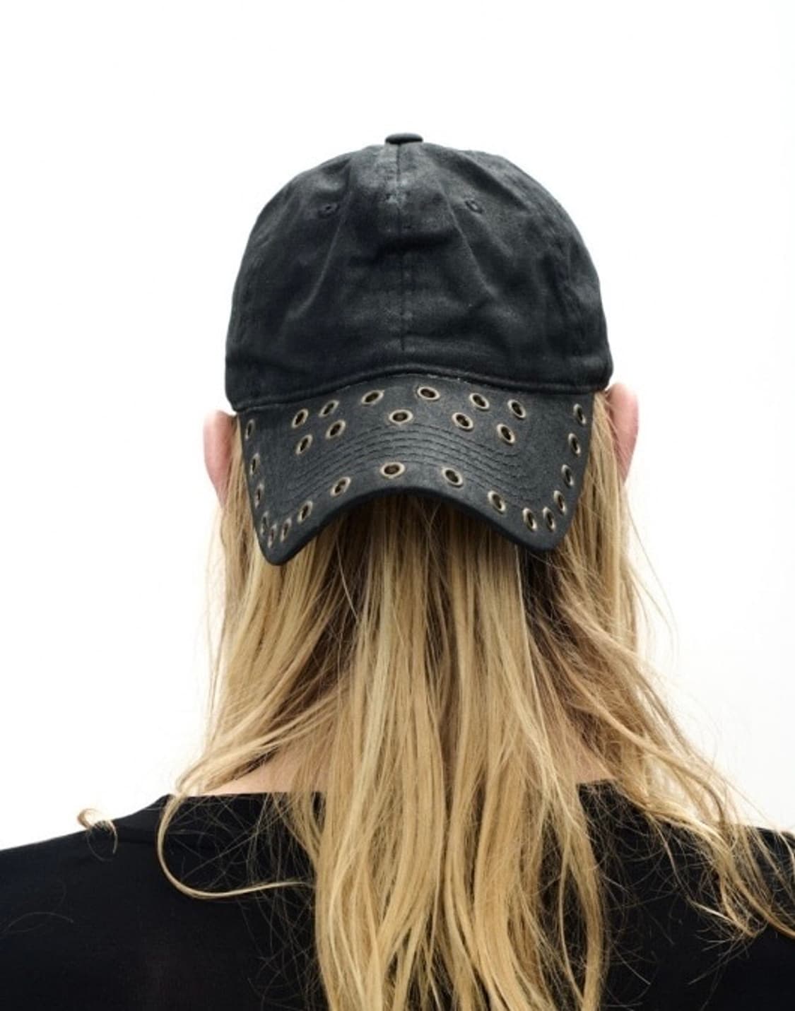 [P.L.N. : 피엘엔] OILSKIN EYELET CAP BLACK 상품이미지2