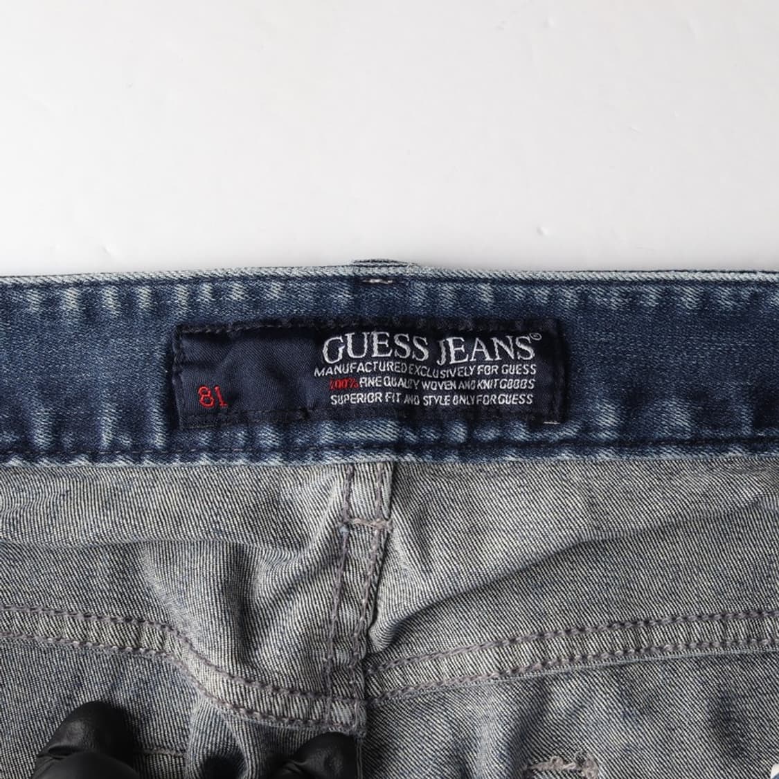 GUESS JEANS 레귤러 핏 중청 데님 팬츠 81 상품이미지6