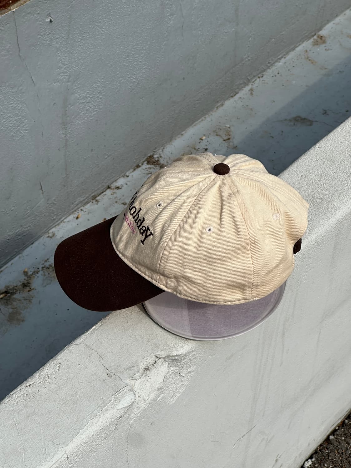 [M] 위켄드 홀리데이 투톤 남여공용볼캡 모자 상품이미지3
