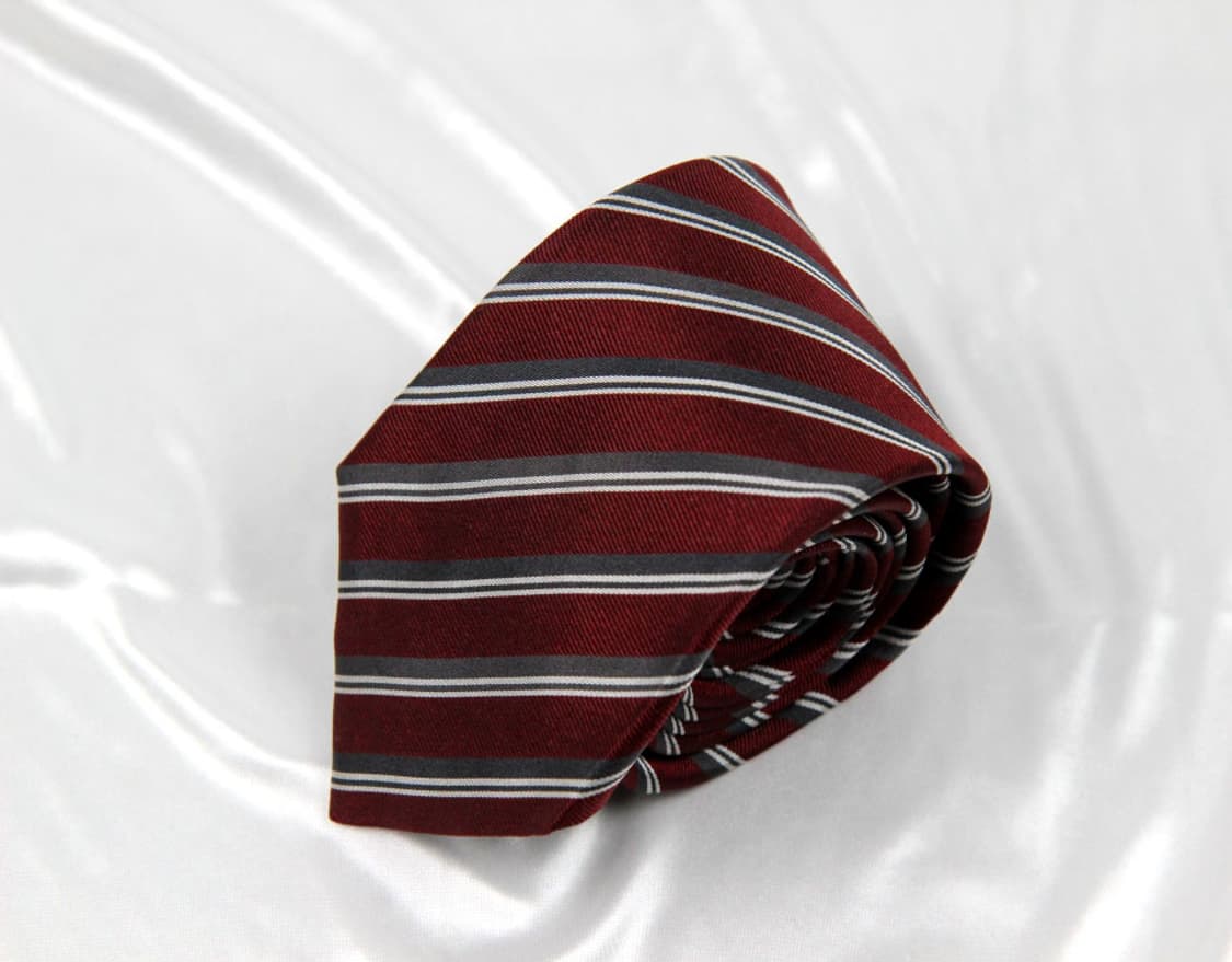 디올 8cm A등급 신형 와인 사선 남자 명품 넥타이 상품이미지1