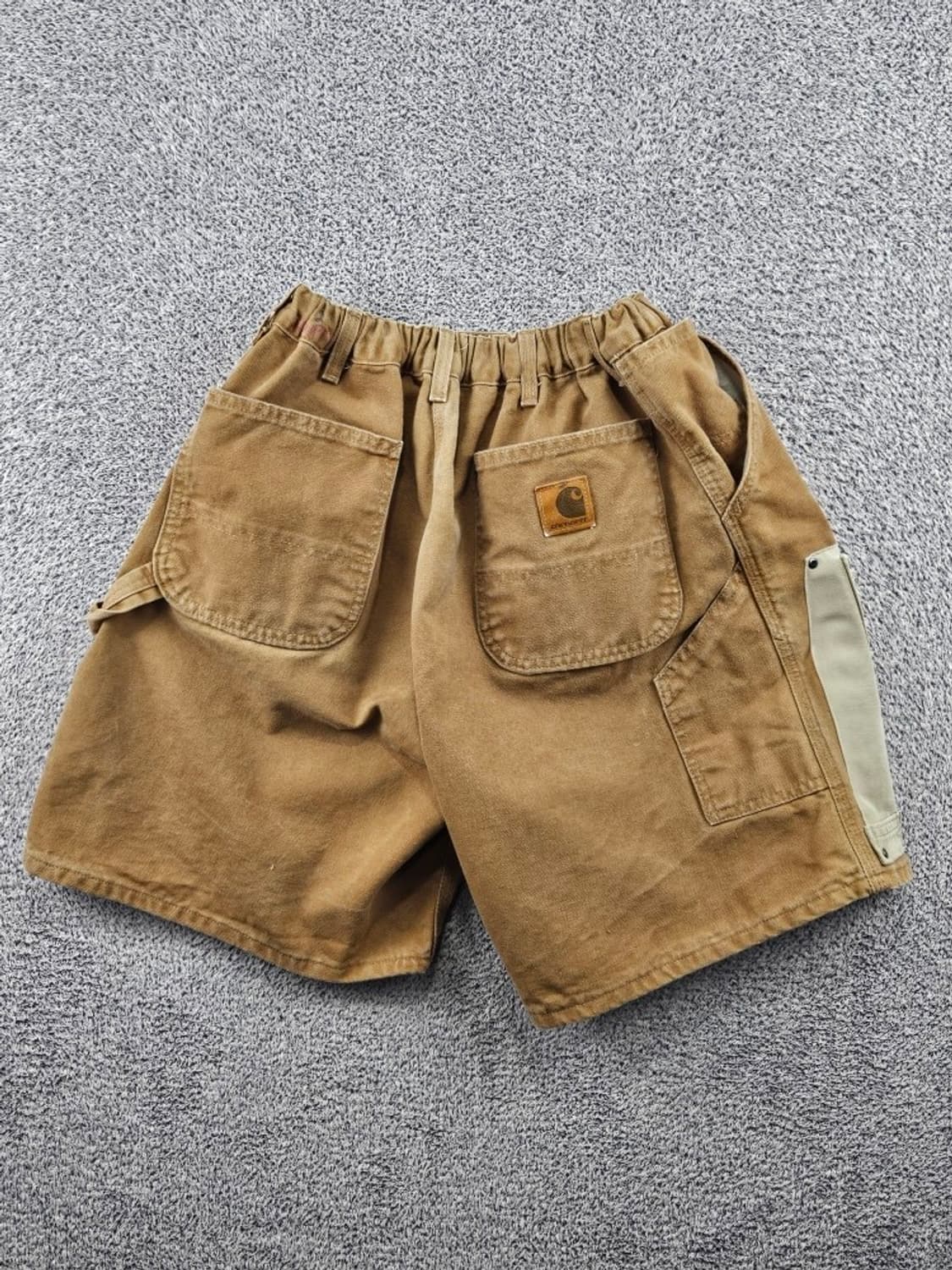 칼하트 밴딩 더블니 커스텀 워크 카펜터 반바지 (44추정) / 11491 상품이미지2