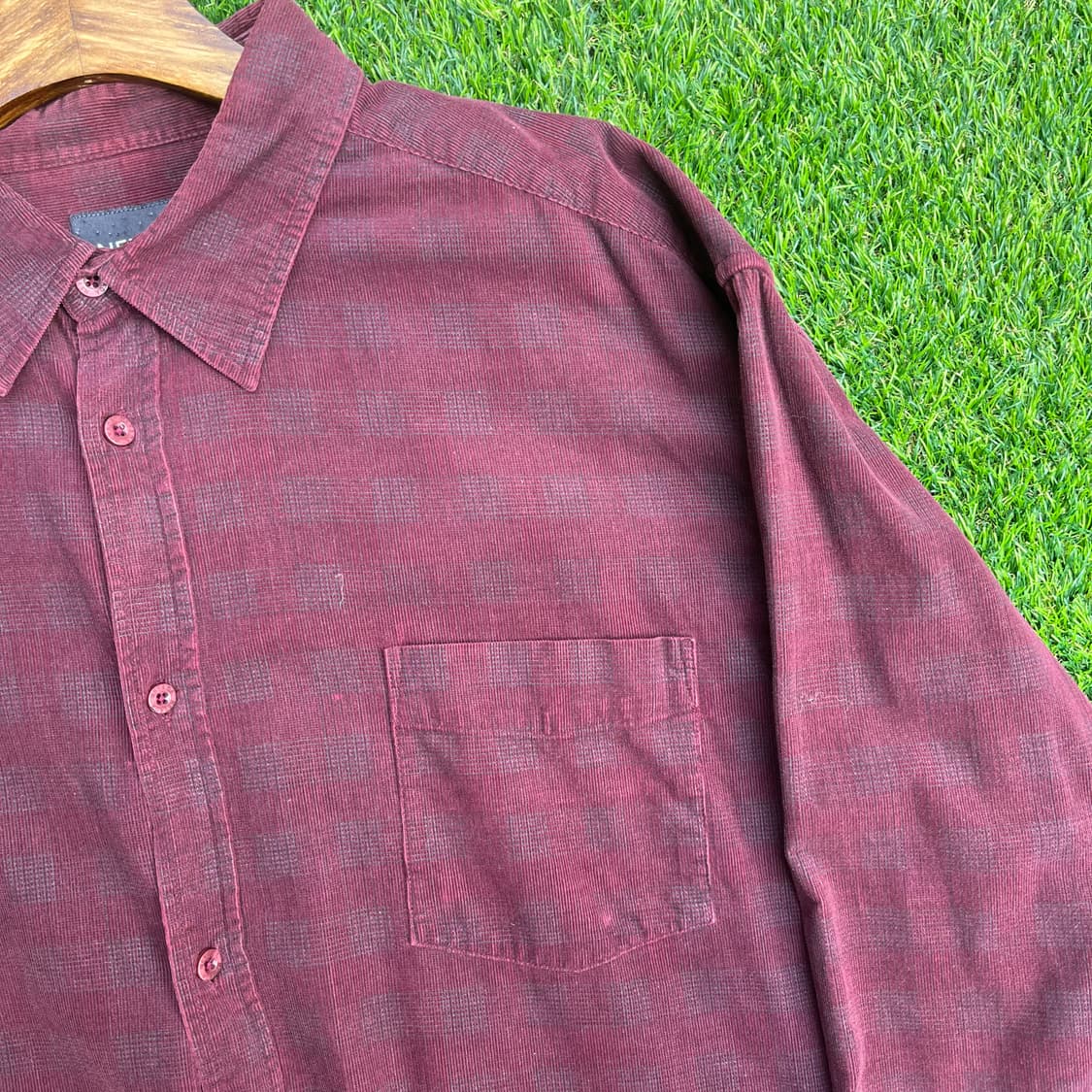 네바다 코듀로이 체크셔츠 상품이미지3