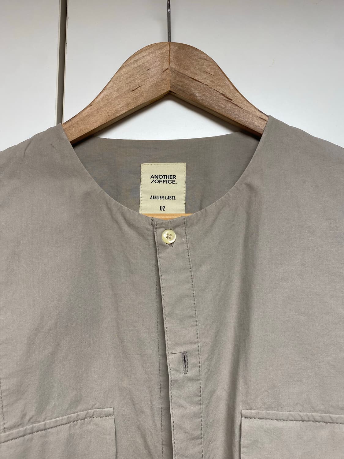 어나더오피스 라운드넥 셔츠 2사이즈(미스트 그레이) 상품이미지4