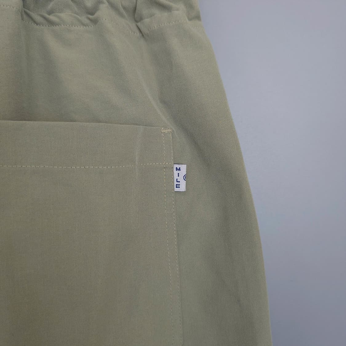 마일 MILE 밴딩 와이드 스트링 팬츠 L 상품이미지6