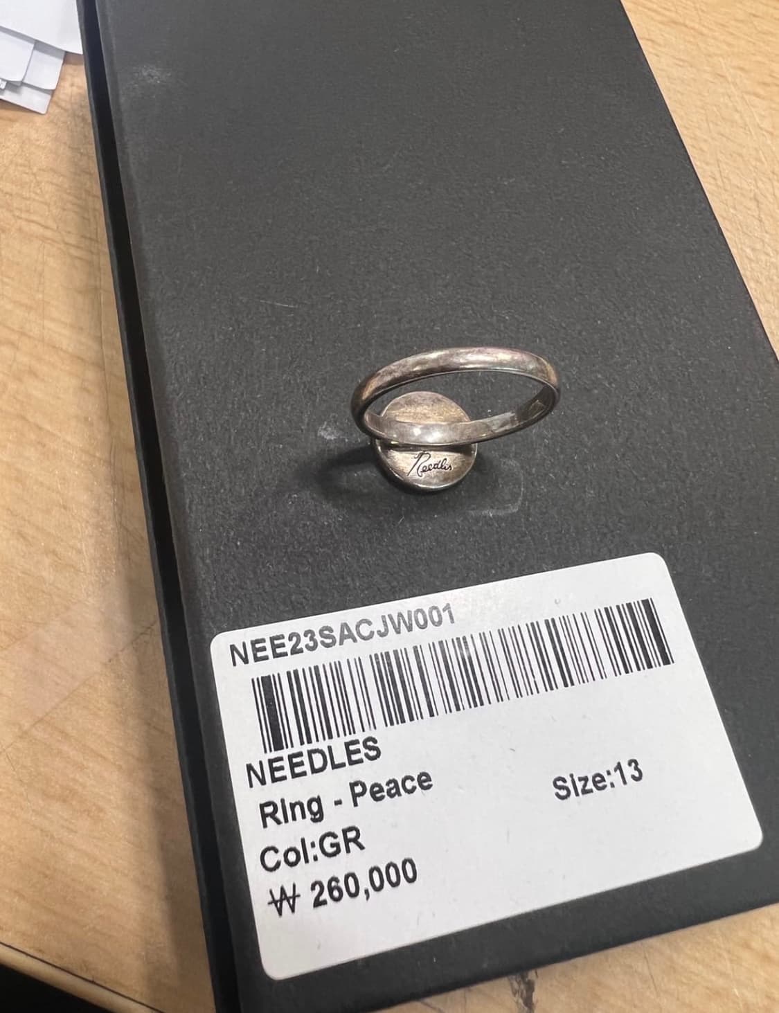 13호)needles peace ring 니들스 피스링 상품이미지1