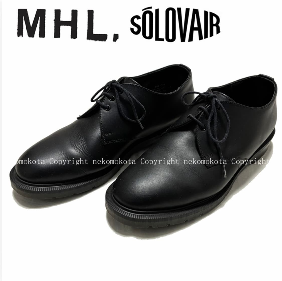mhl X solovair 더비 uk8사이즈 상품이미지1