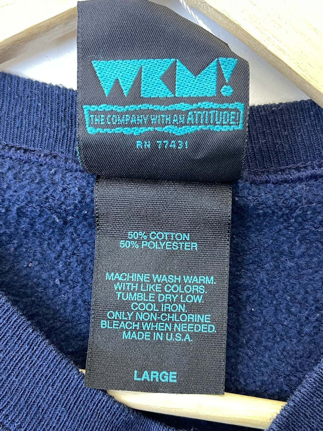 위드 언 애티튜드 90s 조지타운 호야스 스웻셔츠 상품이미지6